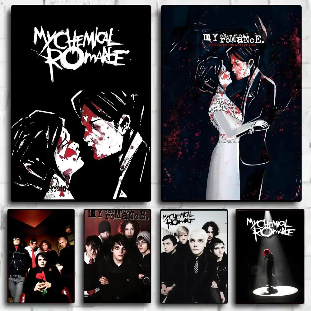 Фото Плакат Band My C-Chemical R-Romance, идеальная наклейка, самоклеящаяся, художественная, предназначенная для дома, столовой, офиса, помещений №1