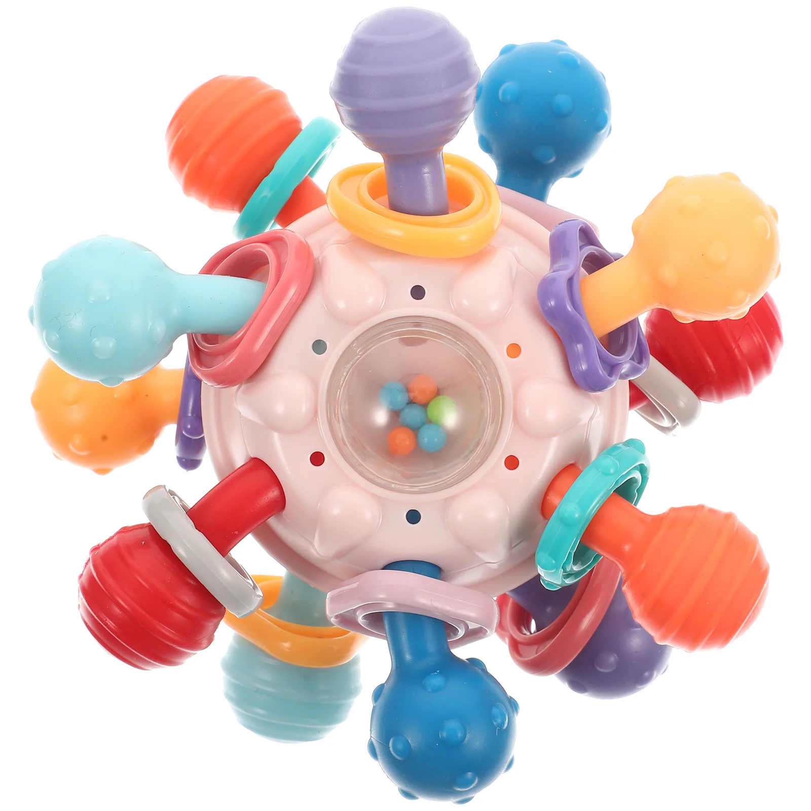 

Toy Baby Teether Grasping Toddler Sensory Chew Toys Infant Activity 3 Fidget Toddlers Plastic Educational Kids Hand Grip Shower