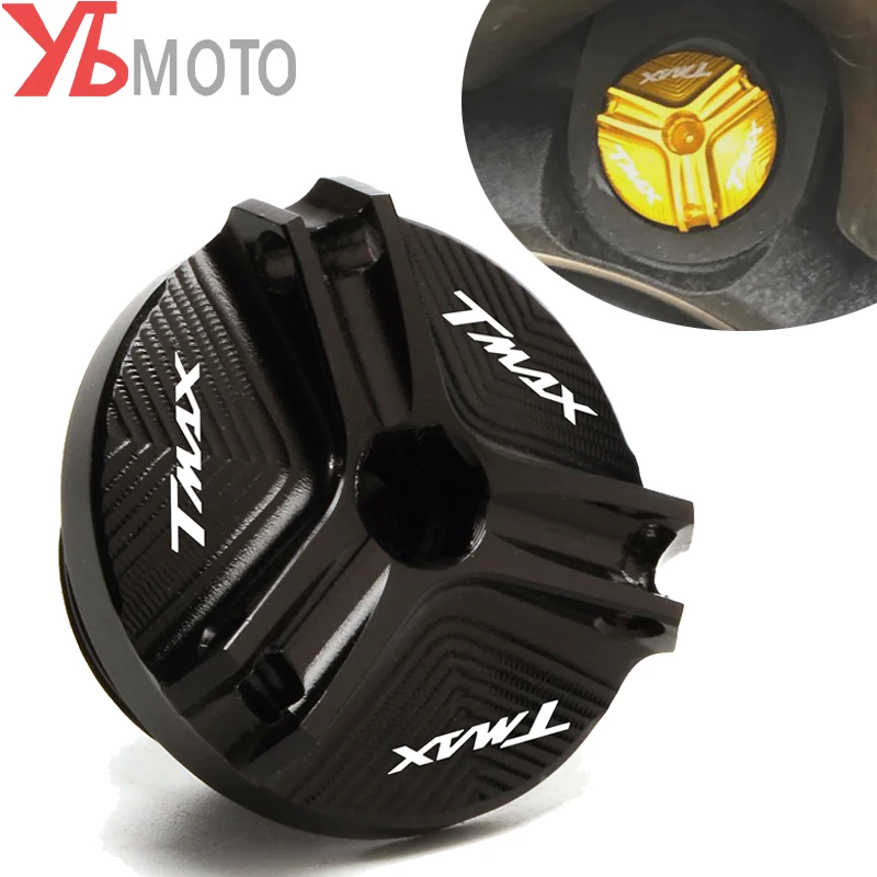 

Модные аксессуары для мотоцикла CNC масляная Крышка Двигателя Болт винтовой наполнитель Крышка для Yamaha TMAX530 TMAX 560 530 TMAX500