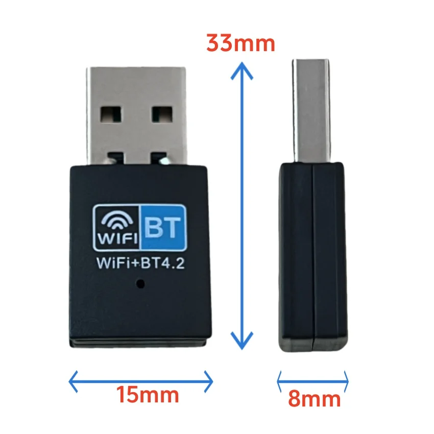 1 шт. беспроводная сетевая карта Wi-Fi 2 в USB и Bluetooth-совместимая беспроводной адаптер