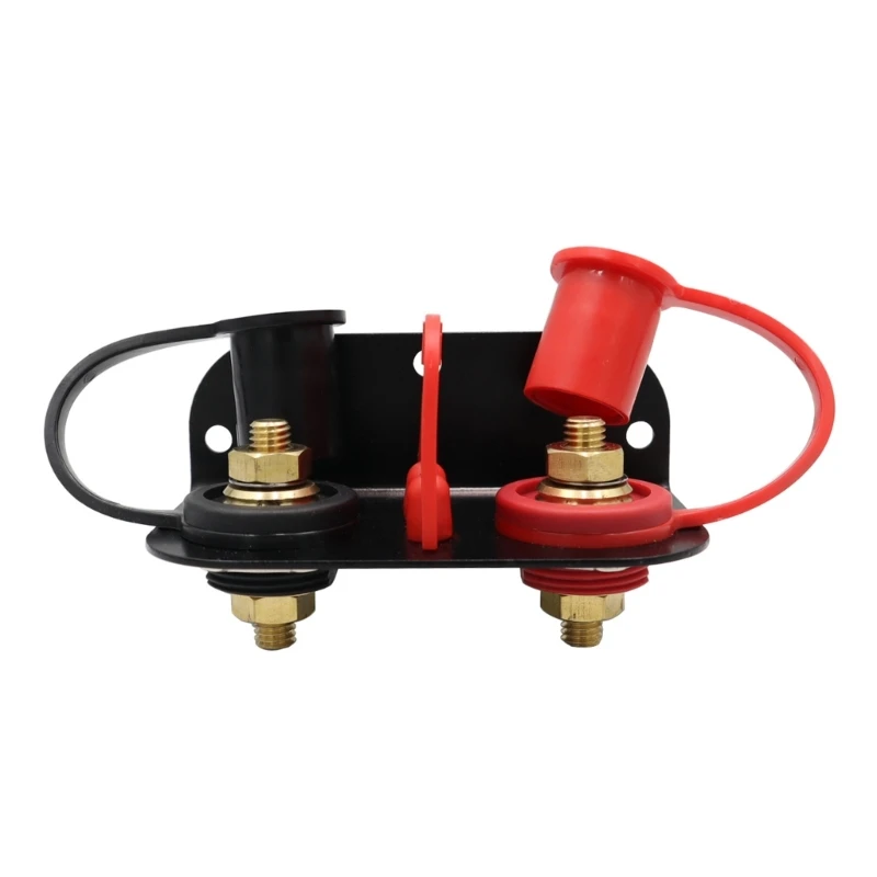 

D7WD 12V 24V 250Amp Positive & Negative Thru Panel Battery Terminal Connector for Car
