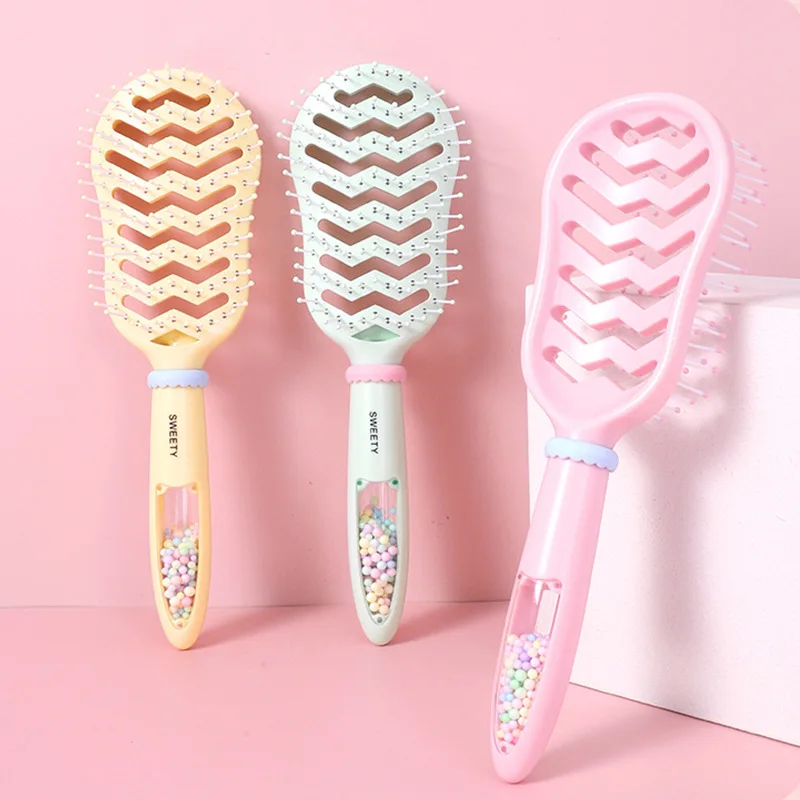 

Macaron Color Air Cushion Comb ABS 9 Row Airbag Massage Hairdressing Combs Accessories Hair Scalp Treatments Untangling Brush