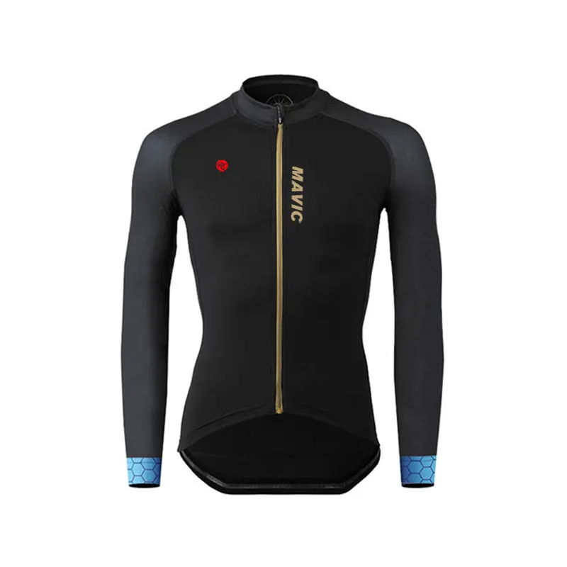 Мужской осенний комплект для велоспорта RX MAVIC с УФ-защитой и длинным рукавом