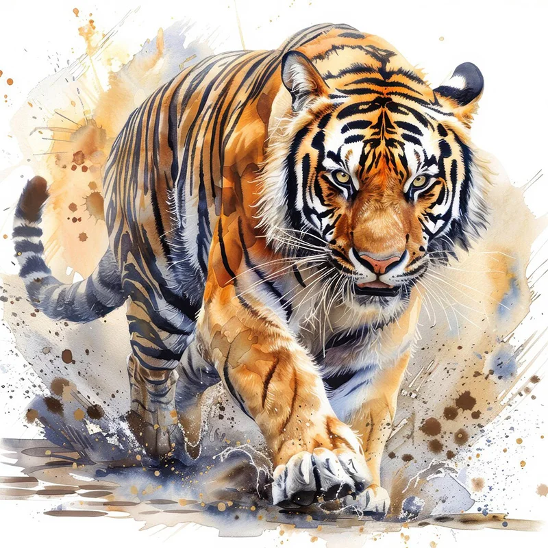 

Majestic Tiger Многоразовая наклейка для стены