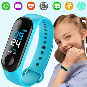 Smart Watch Kids Watches Children For Girls Boys Sport Bracelet Child Wristband wristband Fitness Tracker Smartwatch Waterproof 1