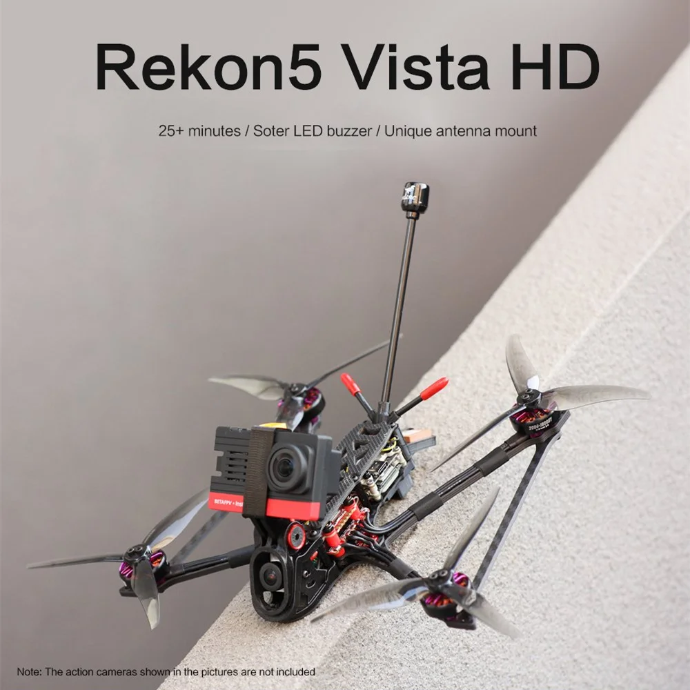 HGLRC Rekon5 HD Zeus F722 Mini BLHELIS 28A CADDX Polar Vista Kit 2004 3000KV 4S 1800KV 6S 5inch Long Range FPV Drone