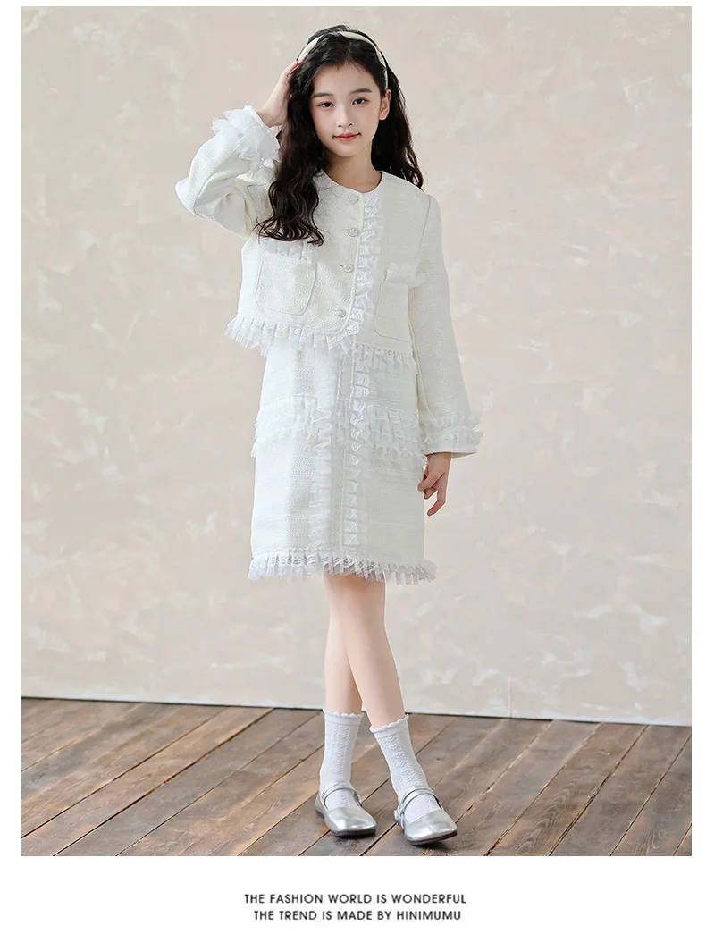 Детские комплекты одежды для девочек осенне-весеннее платье принцессы