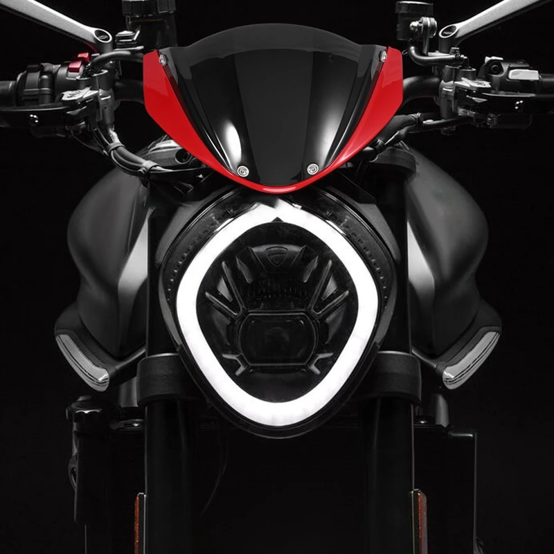 

Windshield Head Cover For-Ducati Monster 696 795 796 M1100 Motorcycle Modification The Wind Plate