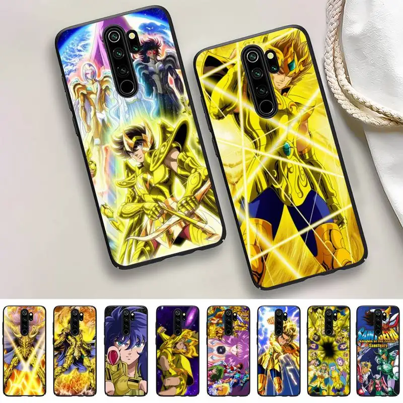 

Anime Saint Seiya Phone Case for Redmi 5 6 7 8 9 A 5plus K20 4X S2 GO 6 K30 pro