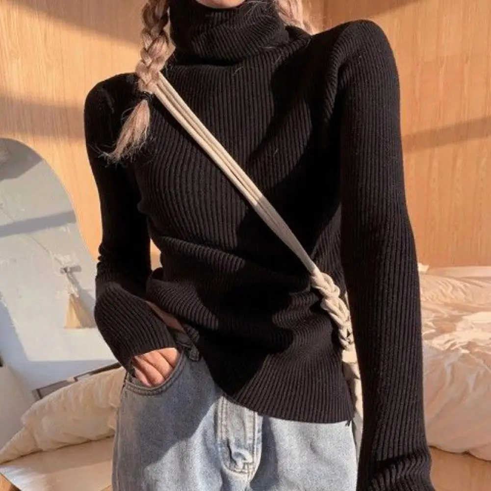

Chic Slim Fit Fall Sweater Fall Sweater Anti-shrink Neck Protection