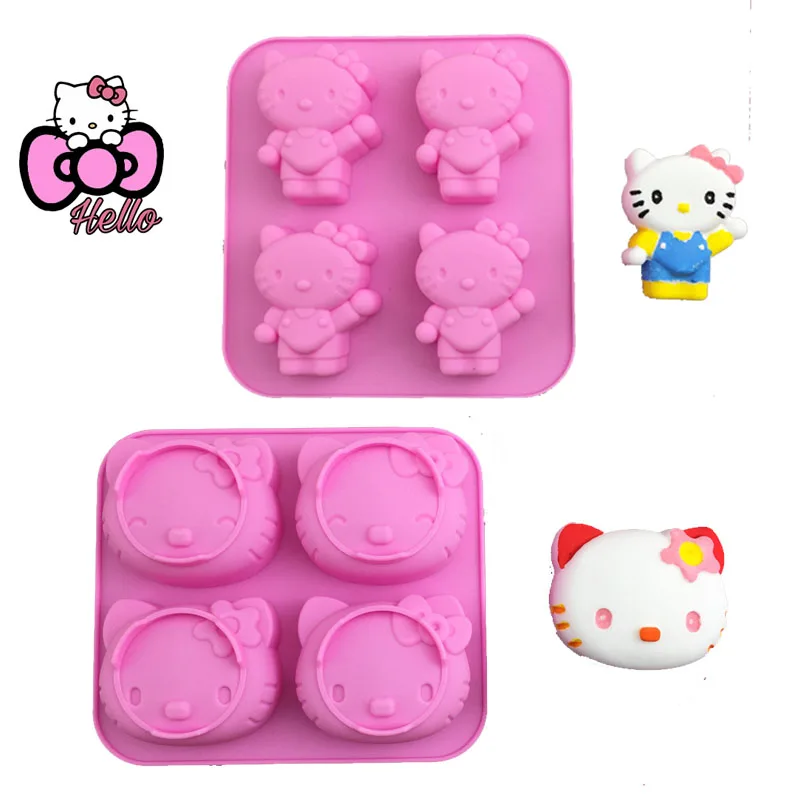 Форма для льда в виде милых героев мультфильмов HelloKitty форма шоколада печенья
