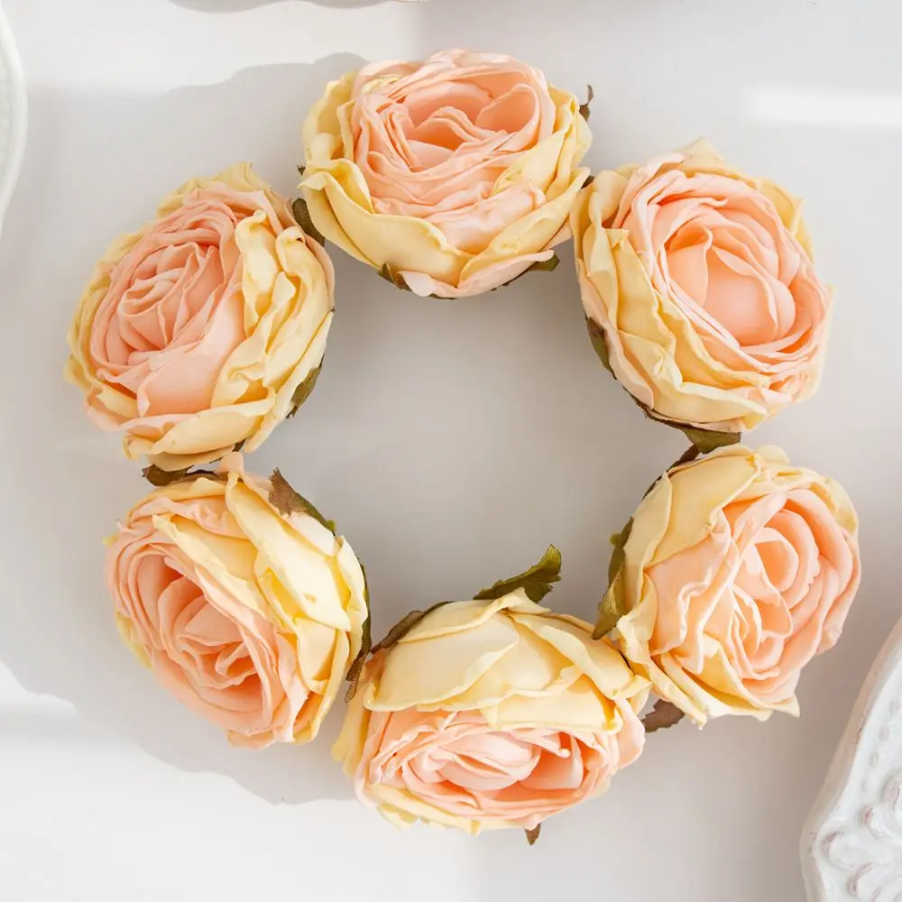 

Искусственные розы из шелка, 5 штук