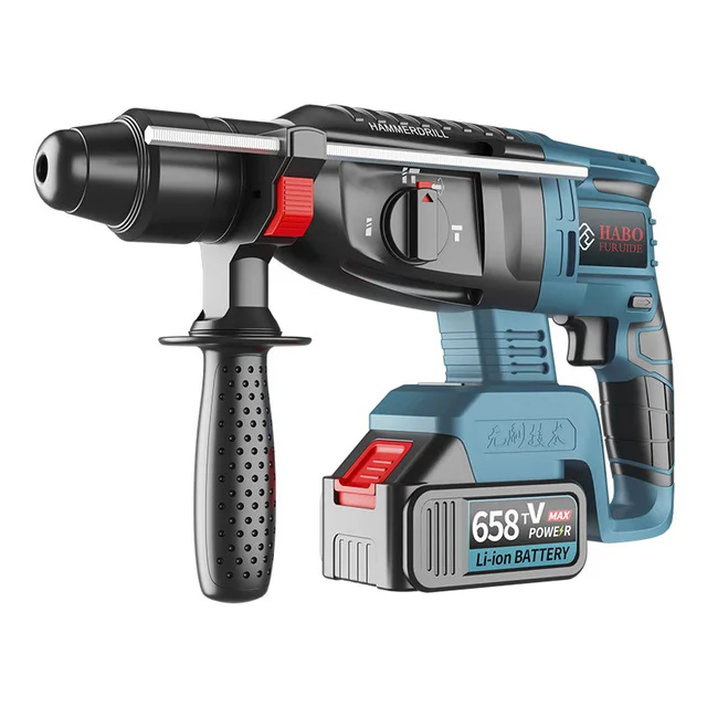 

Supplier Electric Hammer Drill Lithium Battery Wireless High-power Brushless Electric Hammer Electric Pick