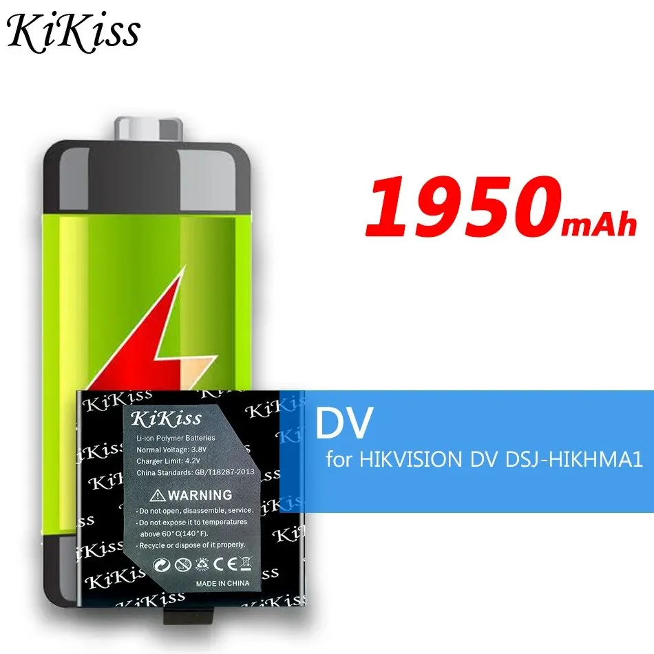 

1950mAh KiKiss Powerful Battery DV (DSJ-HIKHMA1) for HIKVISION DSJ-HIKHMA1/CZJZ (B) DV Bateria