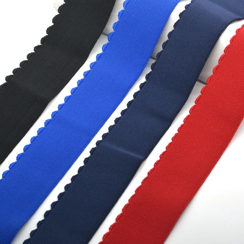 

4cm wide solid lace elastic band with high elastic rubber band yoga suit trendy pants belt elastic fabric DIY accessories