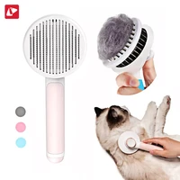 youpin self cleaning slicker brush for dog and cat removes undercoat tangled hair comb massages particle pet comb