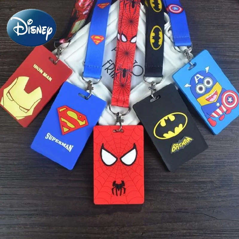 

Длинное веревочное кольцо Disney, идентификатор ID, ободок большого размера для детского сада, шнурок на шею для девочек, портмоне для школы