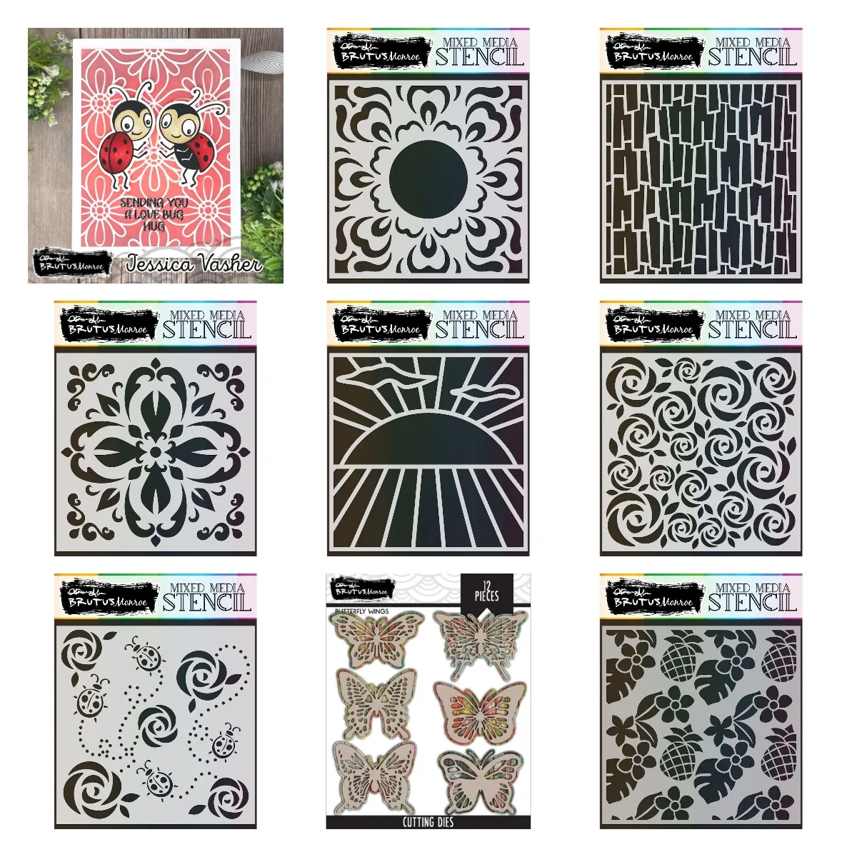 

Hawaiian Shirt Ladybug Roses Dies And Silicone Stencil Diy Scrapbooking Paper Handmade Album Stamp Die Sheets Greeting
