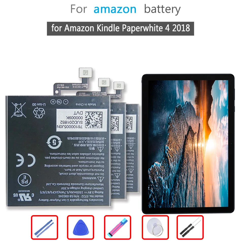 

ST22 1500mAh Battery for Amazon Kindle Paperwhite 4 2018 Paperwhite4 2018