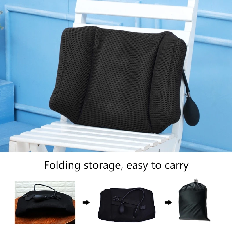 Регулируемая подушка для поясничной поддержки офисного кресла/подушка спины