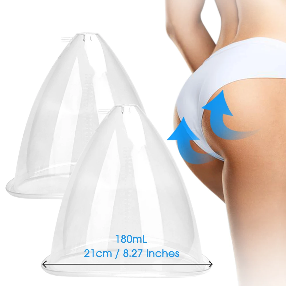 

XLCup 180ml /21cm XL butt cups butt lift machine breast enhancement machine vacuum therapy cupping