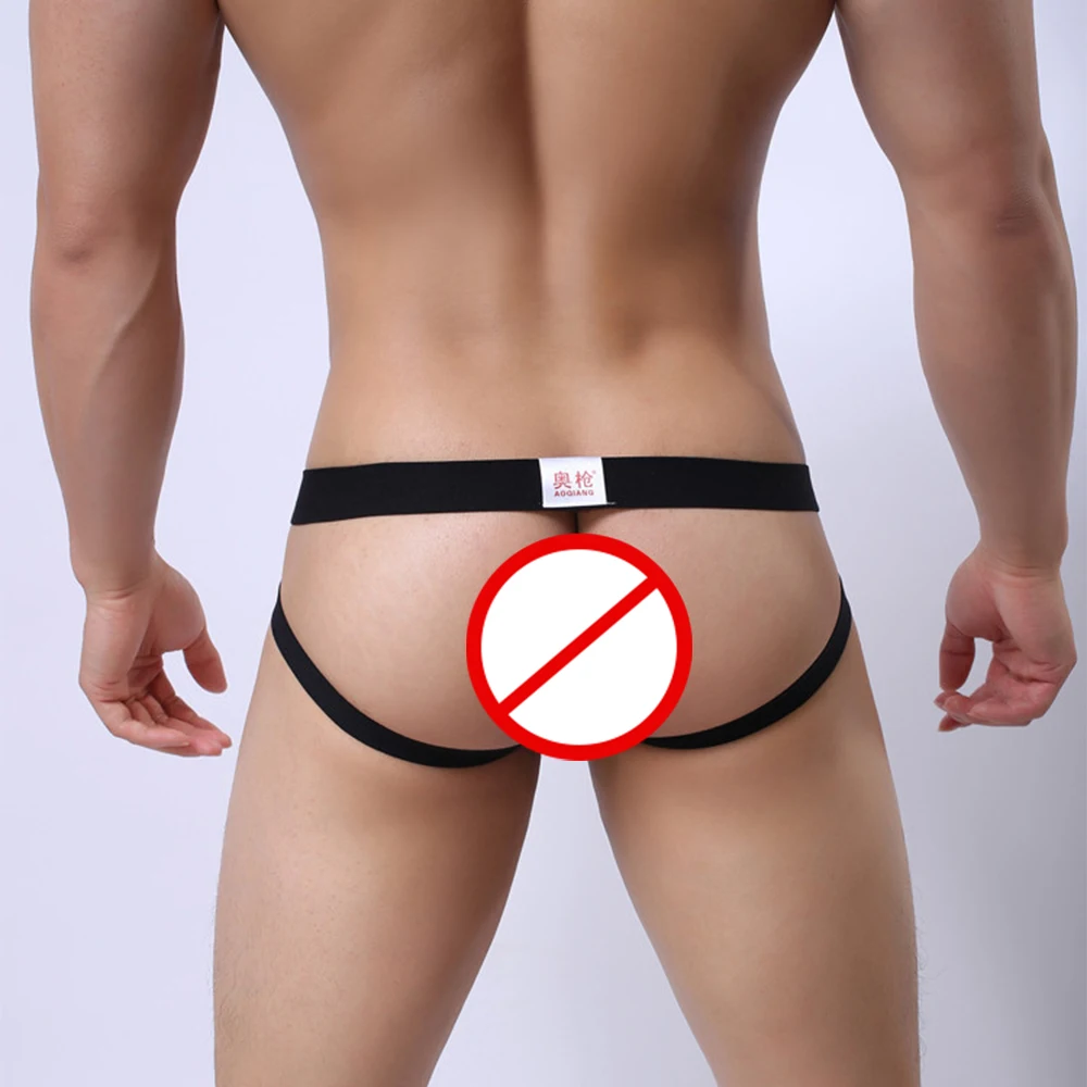 

Men Sexy Thongs Gay Underwear G-String Briefs Pouch Thong Mesh Breathable T-Back Open Back Underpants Sexy Erotic Homens