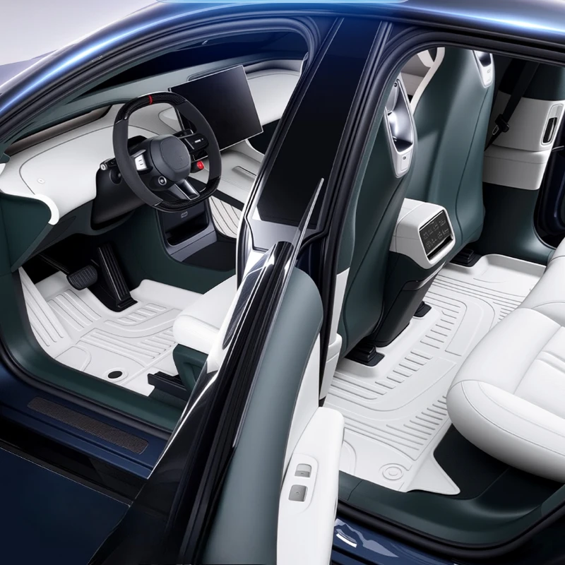 

Автомобильные коврики для Xiaomi YU7 2025 TPE, водонепроницаемые, с защитой от царапин, двухслойные коврики для ног, напольный ковер, аксессуары для интерьера