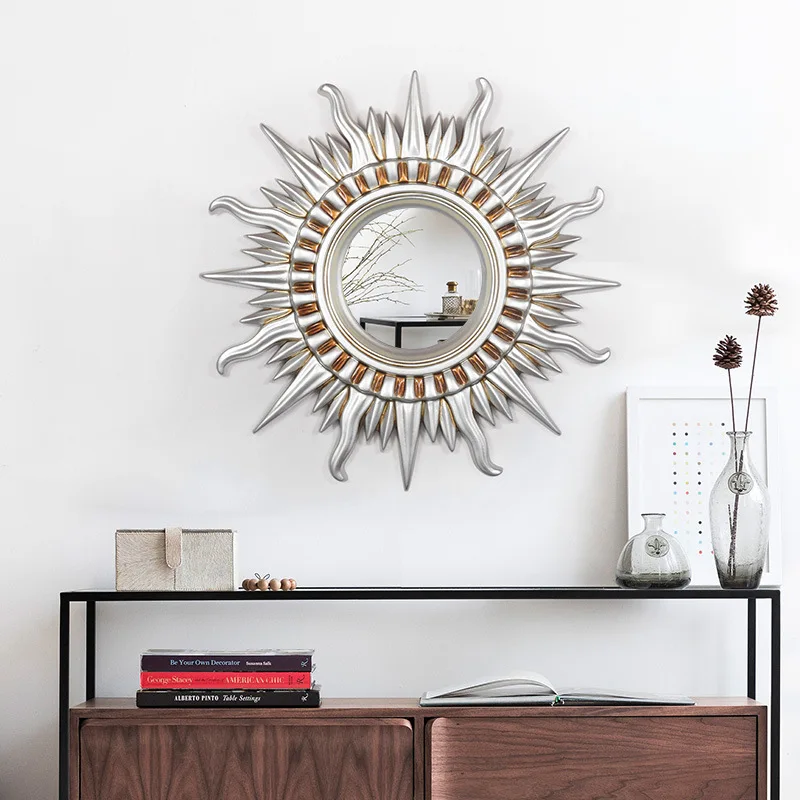 

nordicc Living Room Wall Decoration desk mirror Mirrors House Decoration Wall Hanging Decor Elegant Kawaii Room Decor Irregular