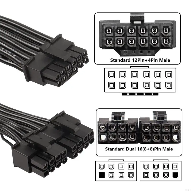Микросхема RTX4000 Series 2x 8PIN MALE TO PCIE5.0 12+4 16PIN 12+4PIN