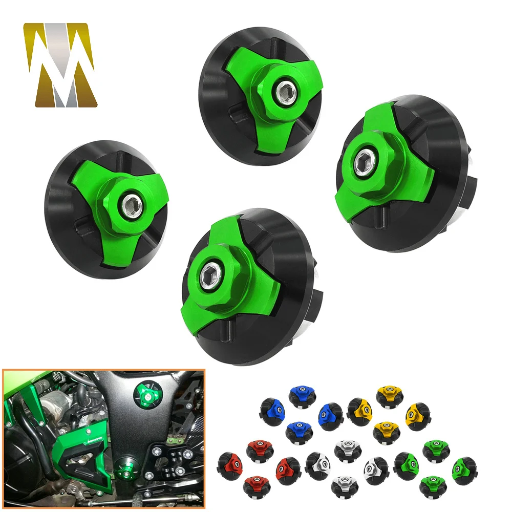 Винты с отверстием для рамы мотоцикла, крышка для Kawasaki NInja 250 300 NINJA300 Z250 Z300 2014 2015 2016 4 шт. винты с передним приводом