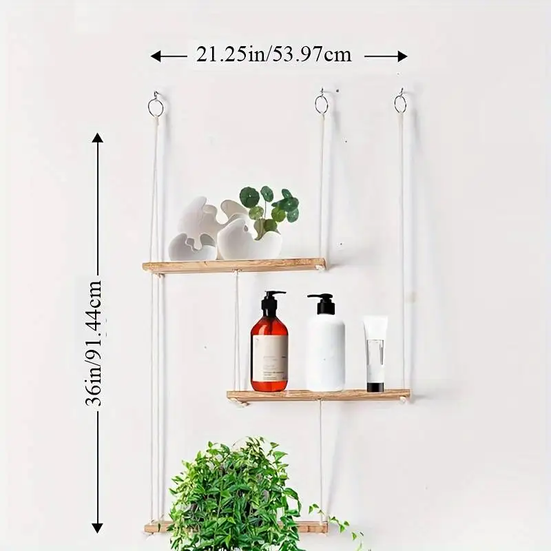 

Трехъярусные регулируемые настенные полки