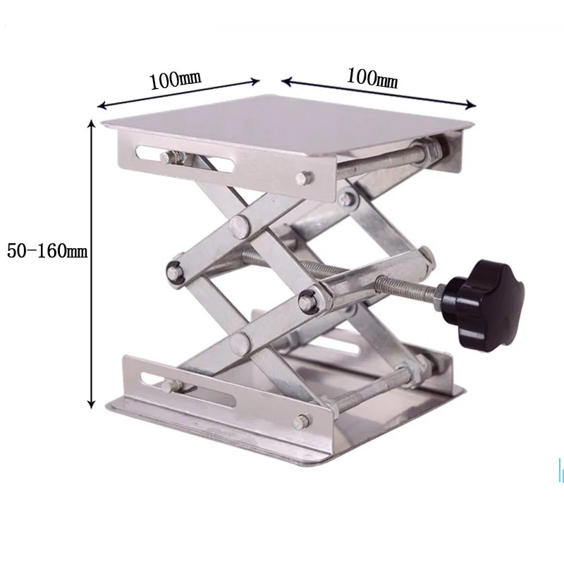 4&quotx4&quot Work Bench Router Wood Milling Lift Table Aluminum Height Adjustable CNC Laser Engraving Stainless Steel Lab Rack Platform |