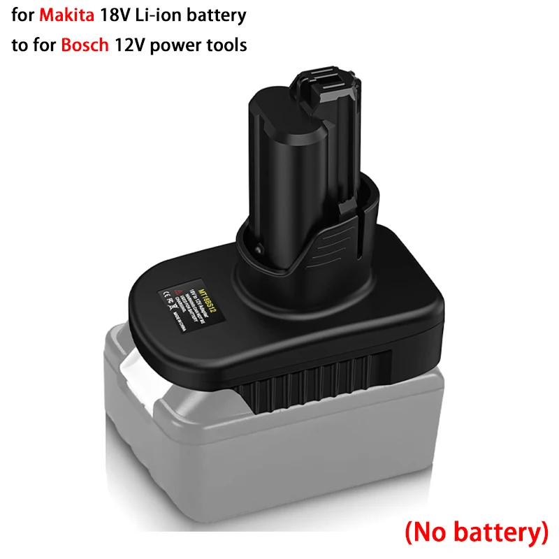 Адаптер для аккумуляторов Makita/Bosch/DeWalt/Milwaukee 18/20 В к инструменту Bosch 12 В