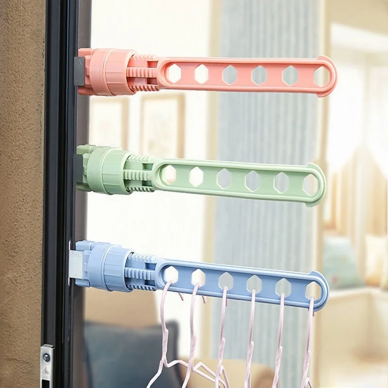 

Window Frame Drying Rack Snap-type Punch-free Hanging Outside The Window To Dry Clothes Travel Portable Hanger