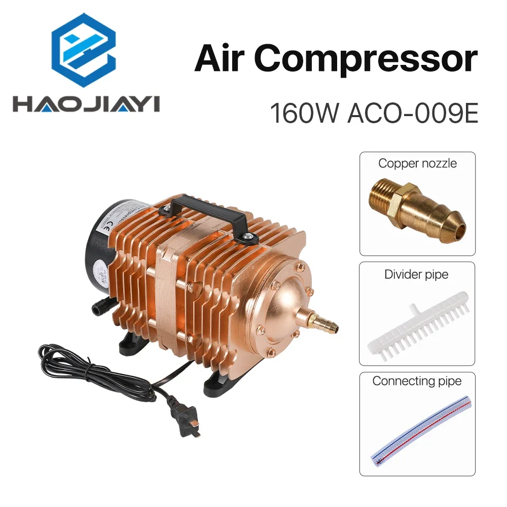 Электрический магнитный воздушный насос воздушного компрессора 160 Вт для станка