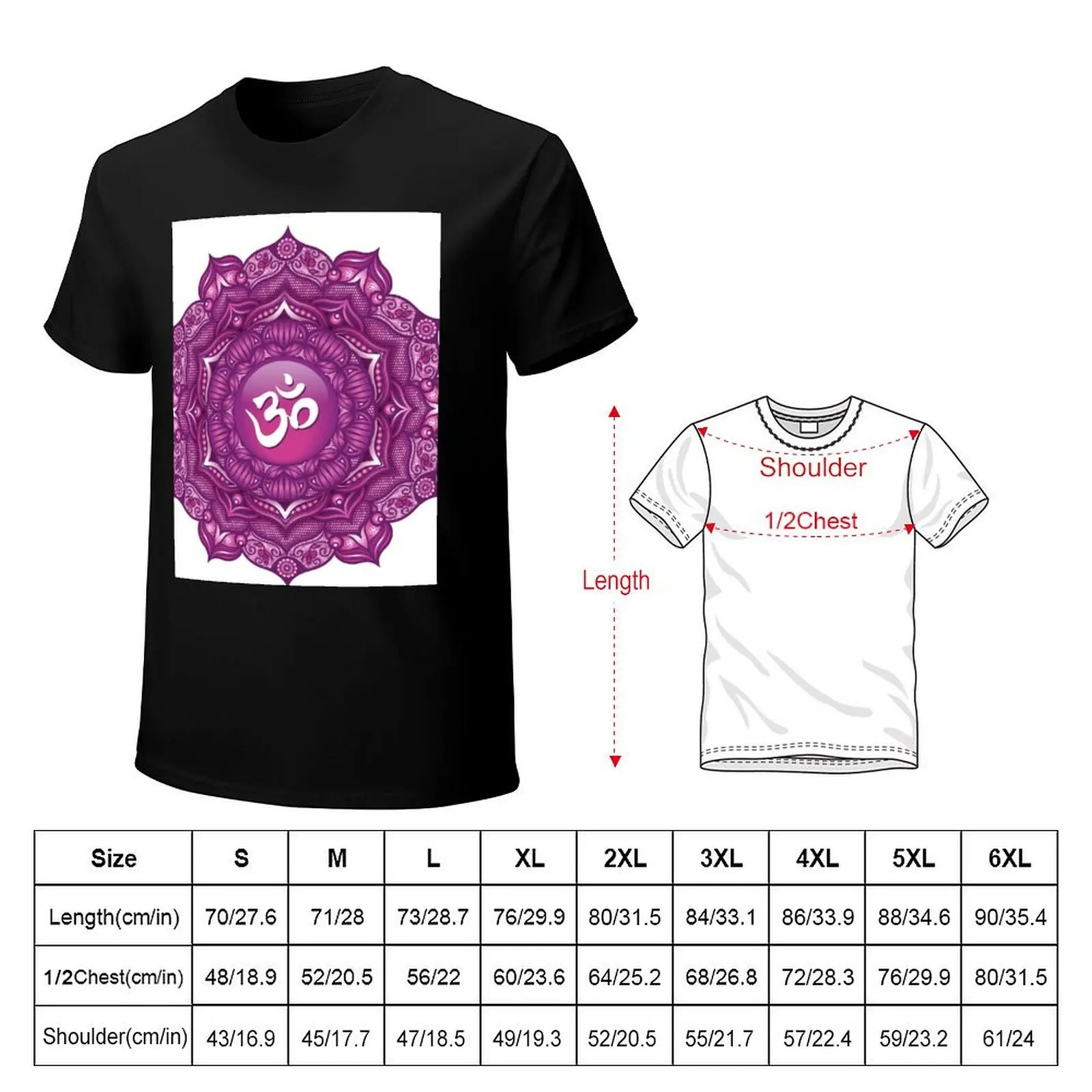 Crown Chakra Mandala-02 футболка OWBG летняя одежда простые рубашки футболки с рисунком