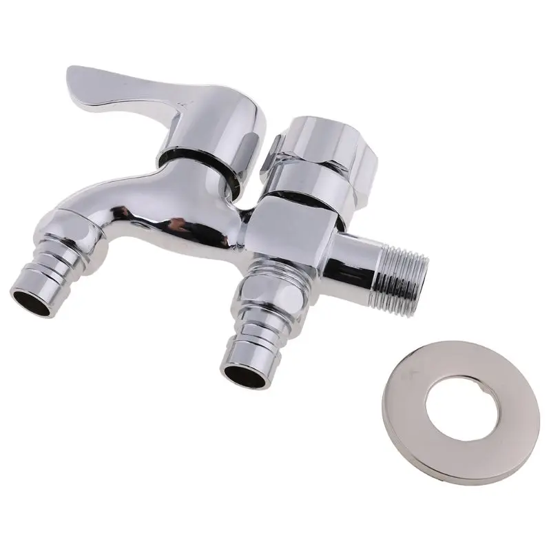 

Multifunctional Washing Machine Faucet Double Outlet Dual Connector Water Tap