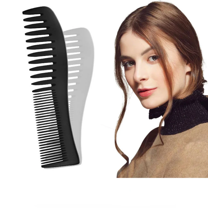 

2 In 1 Woman Mens Hair Comb Wide Coarse Fine Toothed Portable Vintage Oil Back Aircrafts Head Pro Hairdressing Hair Styling Tool