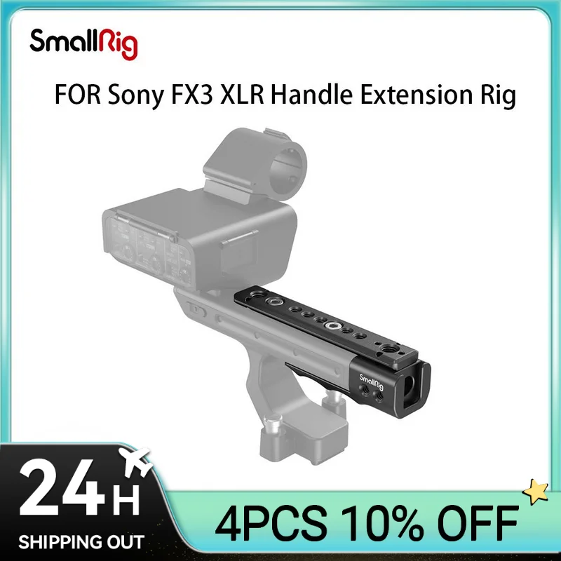 

SmallRig Cage for Sony FX30 FX3 XLR Camera Handle Extension Rig For Sony FX3 XLR MD3490