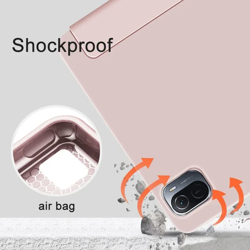 Фото Мягкий силиконовый чехол для планшета Xiaomi MI Pad Case 7 6 5 6S Pro 12,4 Redmi Pad SE 8,7 11 12,1 дюймов, чехол-подставка для планшета №4
