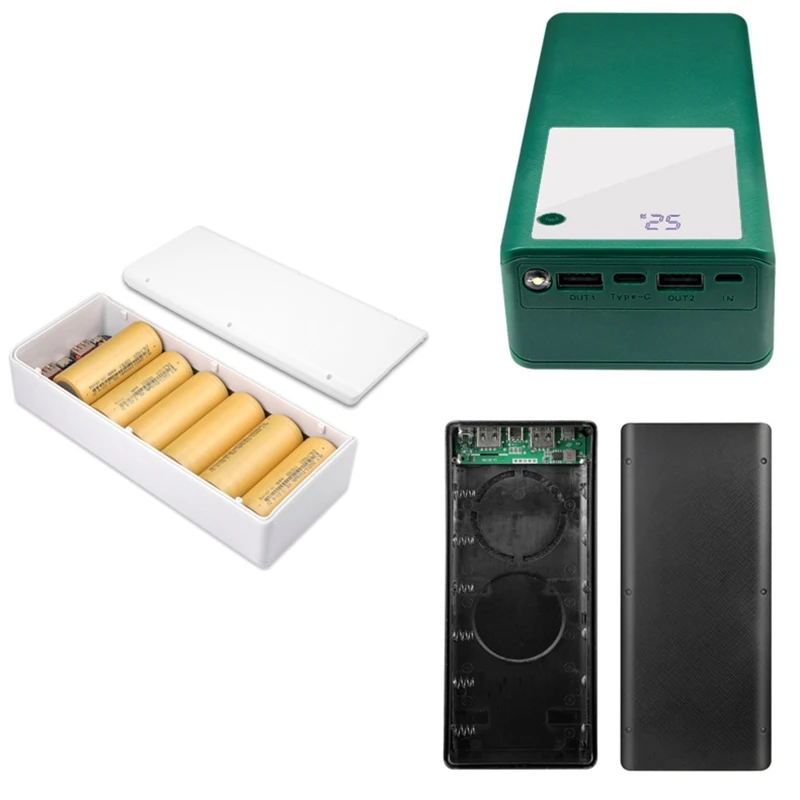 Аккумулятор для быстрой зарядки Shell QC3.0 6x26650 DIY