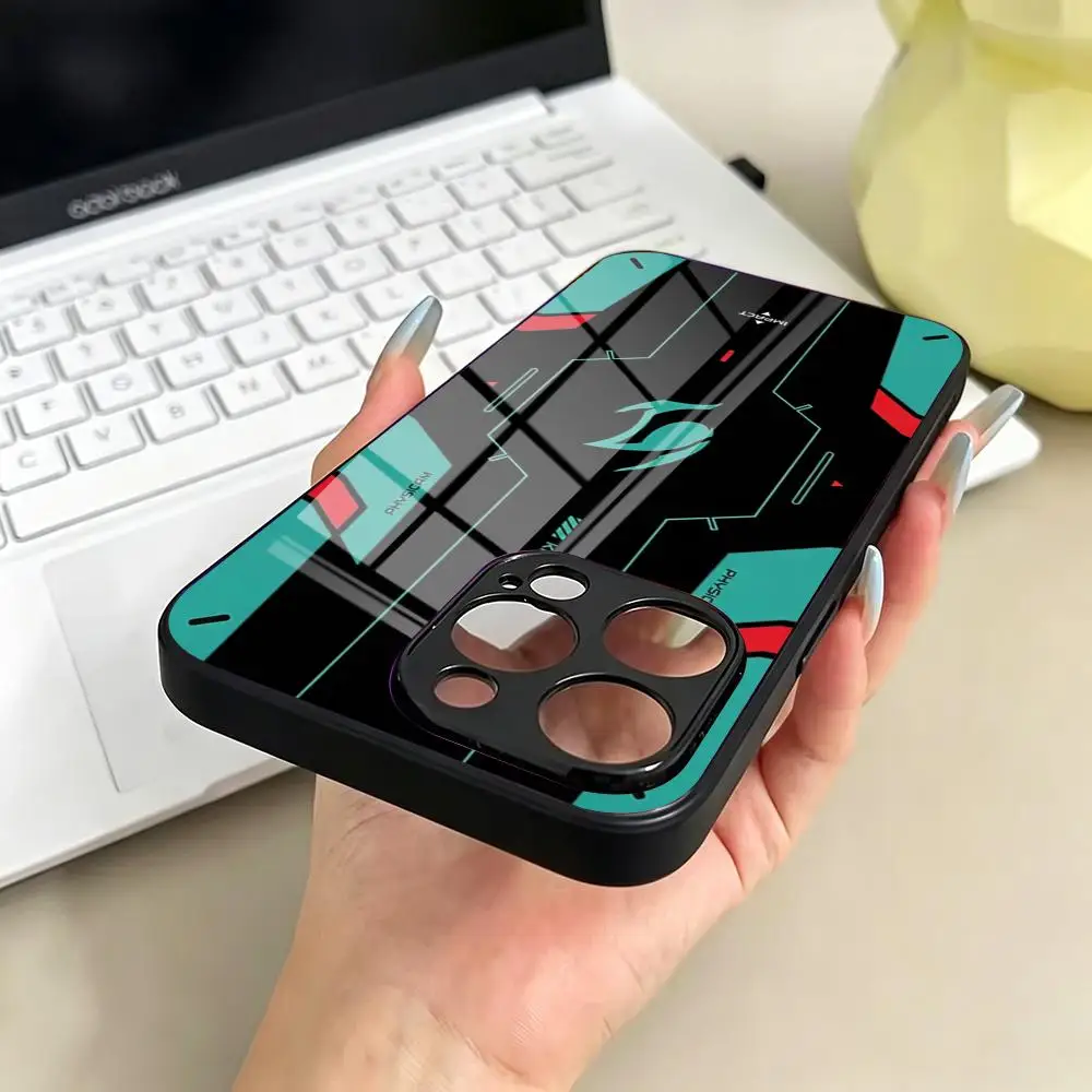 Фото Чехол для телефона Kamen Rider Gotchard Ver Mecha для iPhone 17 Air 16 E 15 Plus Pro Max, стеклянная крышка-рамка, жесткий корпус №2