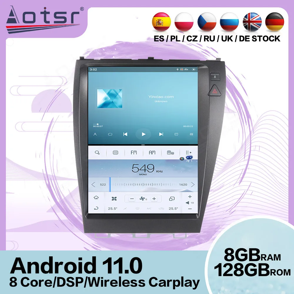 

Tesla Screen Android 11 Car Radio Receiver For Lexus ES ES200 ES240 ES300 ES350 2006 2007 2008 2009 2010 2011 2012 GPS Head Unit