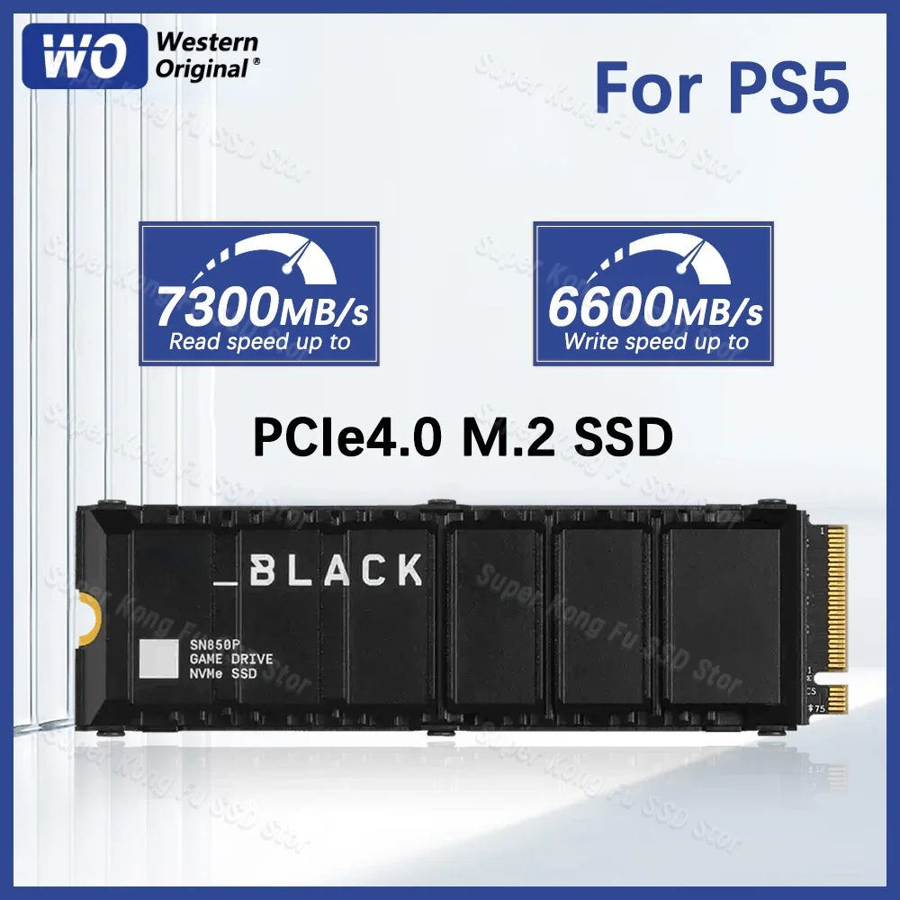 Новый SN850X SSD PCIe 4.0 NVMe 4 ТБ внутренний твердотельный накопитель 2 1 M.2 2280 быстрый для