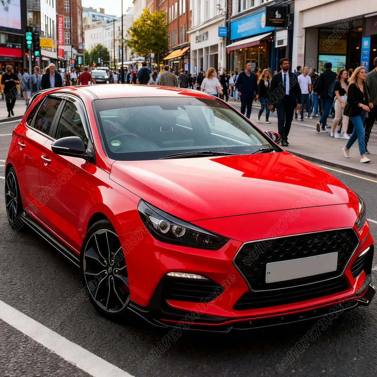 Фото Для Hyundai i30N N-Line RS Active Performance 2017 2018 2019 2020 автомобильные фары, брови, передняя противотуманная фара, комплект кузова №3