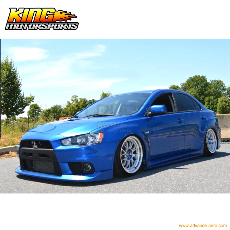 Фронтальный спойлер Fit для Mitsubishi Lancer EVO X JDM OE стиль 2008-2015, неокрашенный - PU, глобальная бесплатная доставка по всему миру.