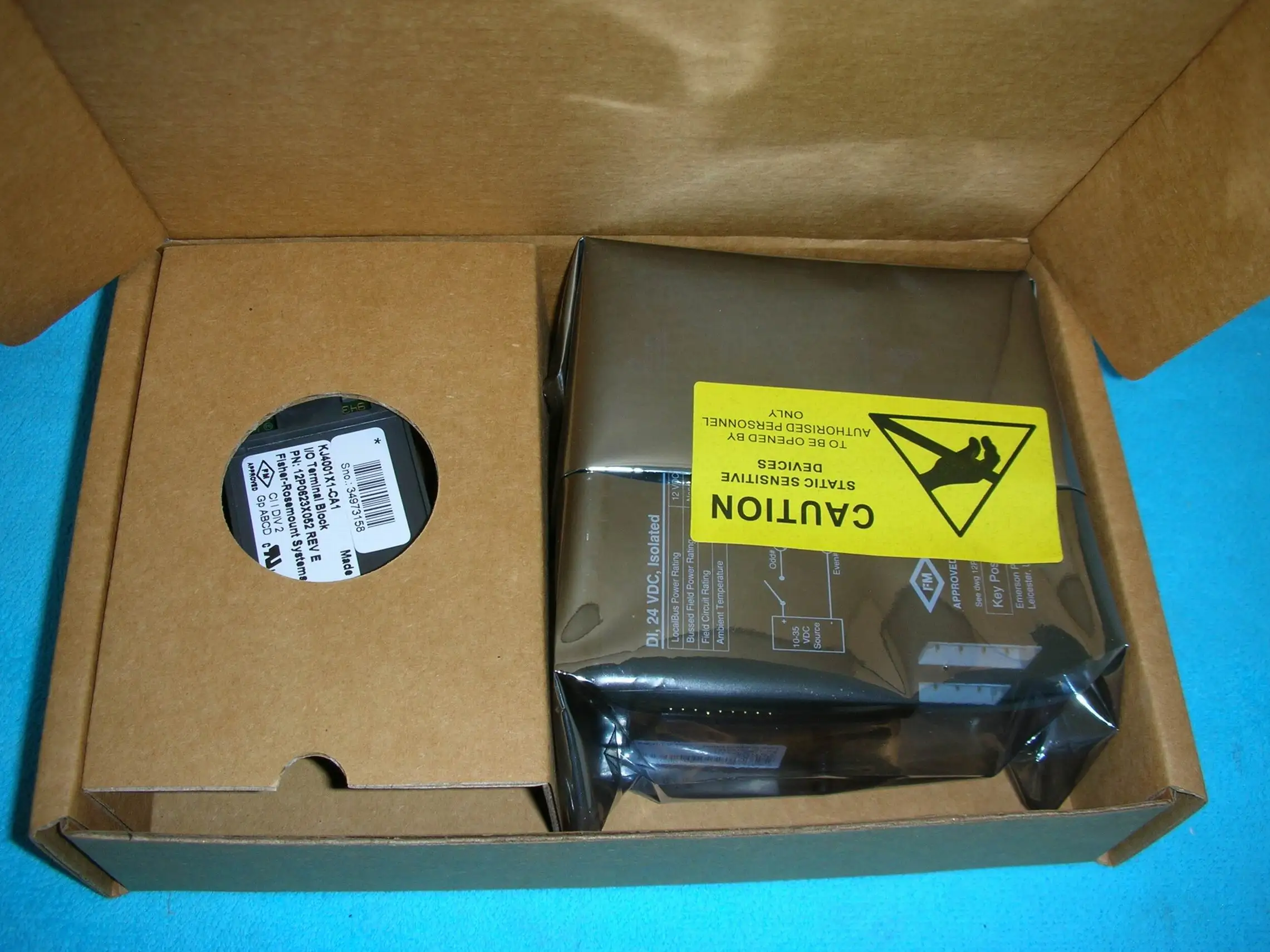 

EMERSON DeltaV KJ3001X1-BA1+KJ4001X1-CA1=VE4001S2T1B1