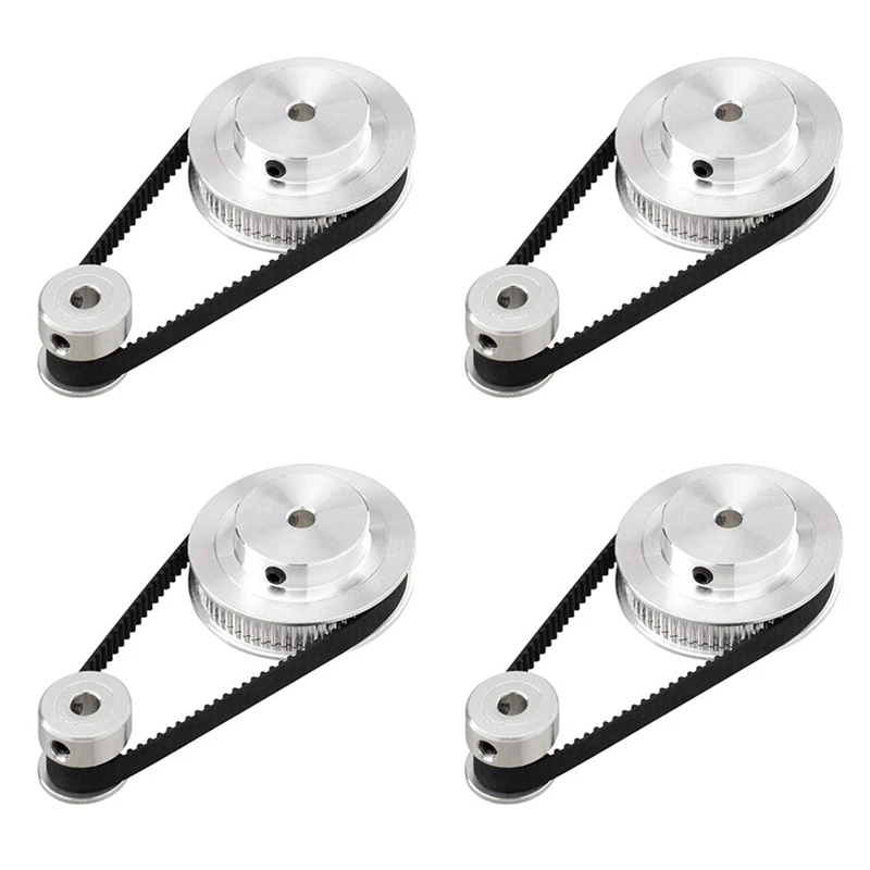 

GT2 Synchronous Wheel Model Mechanical Timing Belt 20&60 Teeth 5Mm Bore Aluminum Timing Pulley