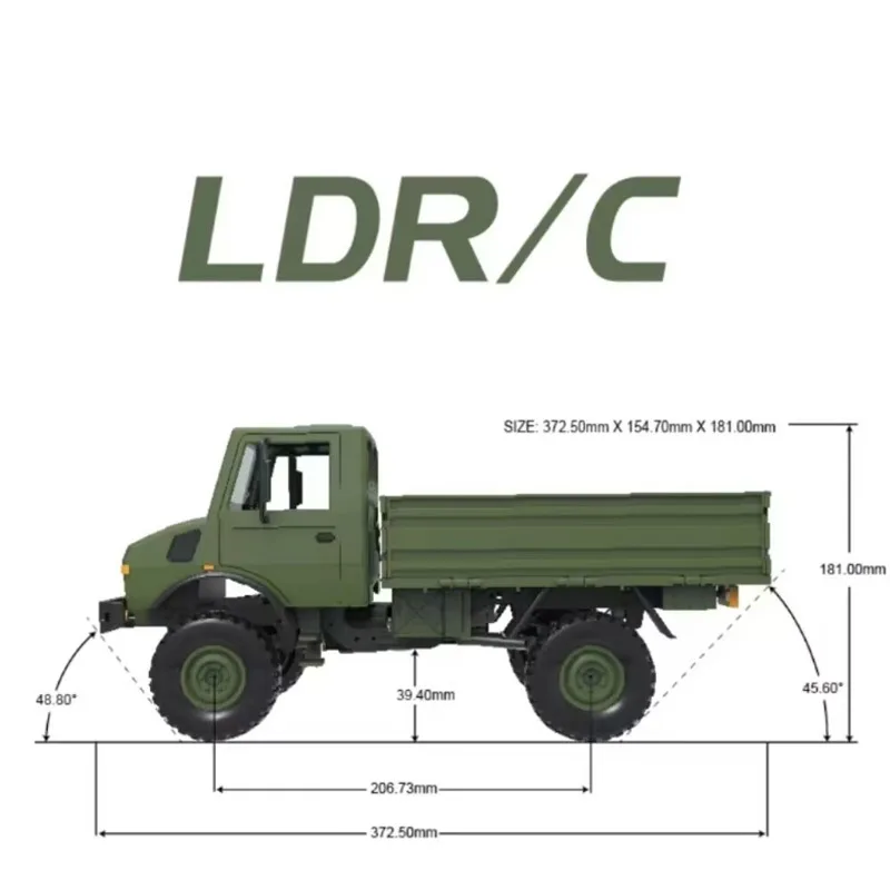 LD RC P06 1/12 40 км/ч 4WD Автомобили с электроприводом Литиевая батарея Высокоскоростной