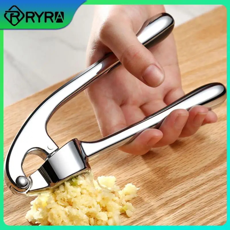 

Garlic Stainless Steel Zinc Alloy Manual Press Garlic Artifact Garlic Peeling Garlic Kitchen practical Tool labor-saving press